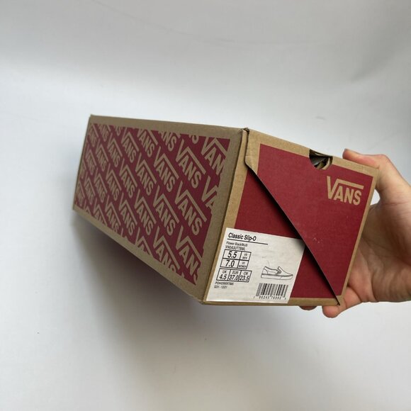 Vans Classic Slip On Flower Black Floral Skate Shoe Sneaker Women 7 / Men 5.5 US - Picture 10 of 10